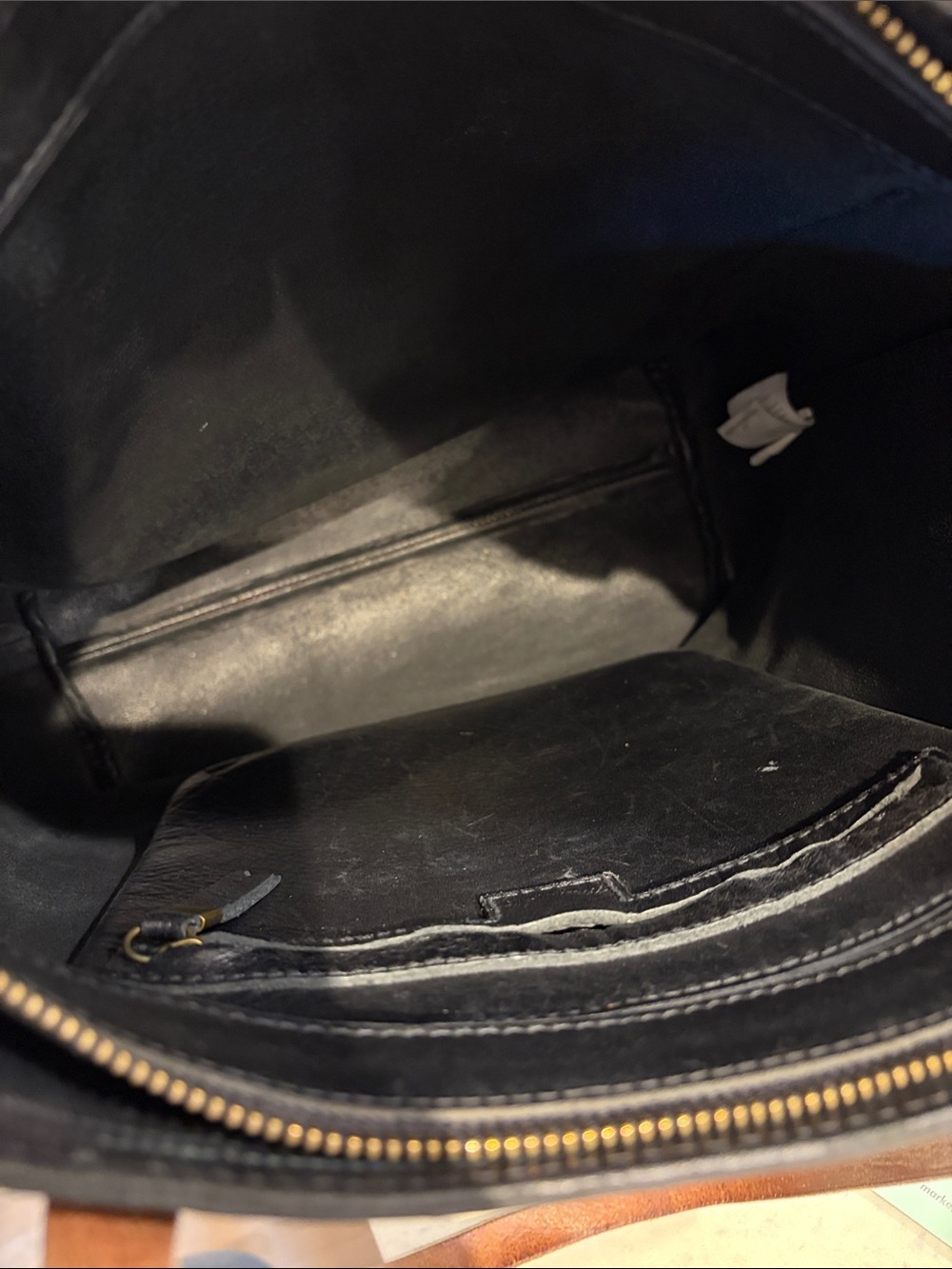Zip-Top Medium Transport Tote by Madewell (B8) - Picture 4 of 9